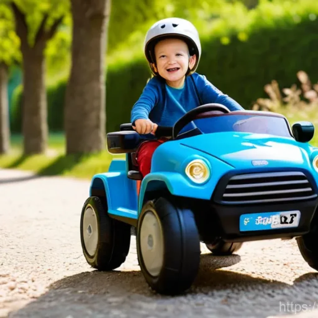 승용완구 전동 기능 설명 - **Prompt 1: Joyful First Rides with Parental Oversight**
"A vibrant, outdoor scene in an Italian...
