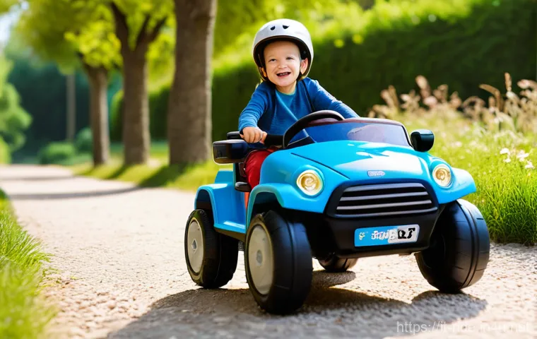 승용완구 전동 기능 설명 - **Prompt 1: Joyful First Rides with Parental Oversight**
"A vibrant, outdoor scene in an Italian...