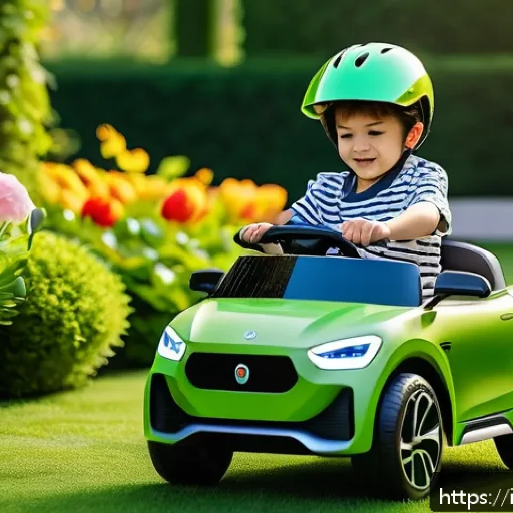 승용완구 최신 모델 - A modern electric toy car for children designed with lightweight reinforced plastic and aluminum bod...