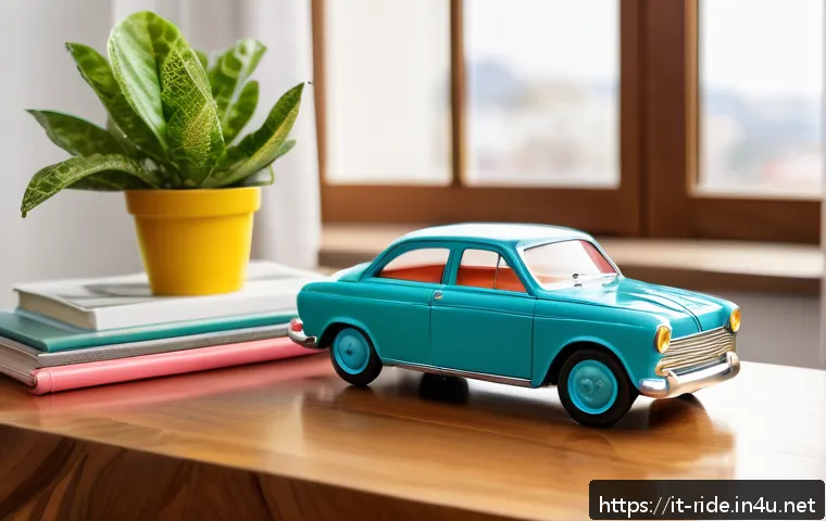 승용완구 재활용 방법 - A cozy, stylish living room scene featuring a repurposed plastic toy car transformed into a vibrant ...