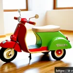 승용완구 국내 브랜드 특성 - Photorealistic editorial product scene in a stylish Italian children’s boutique in Milan, three prem...